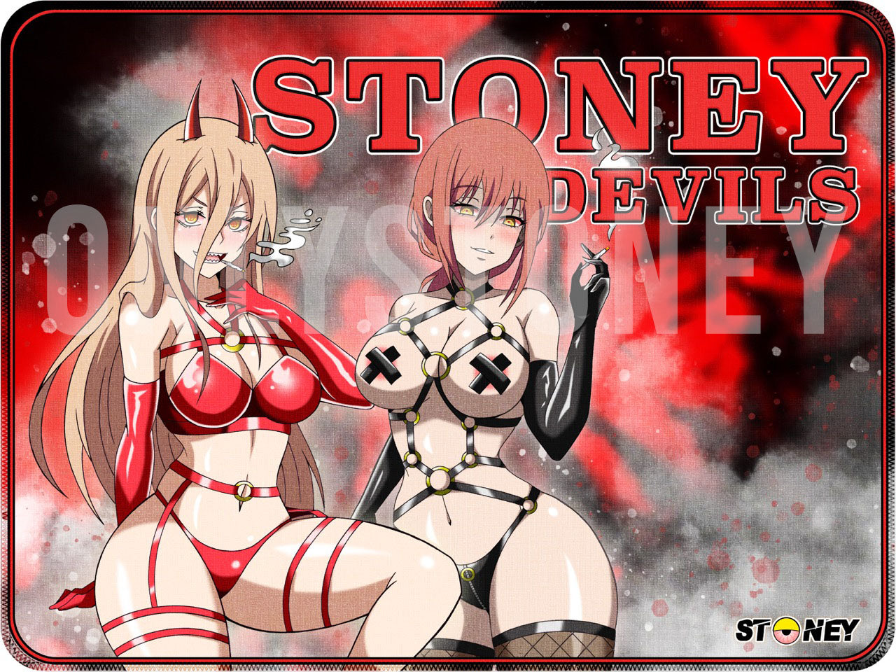 Two Devils Desk Mat image 0
