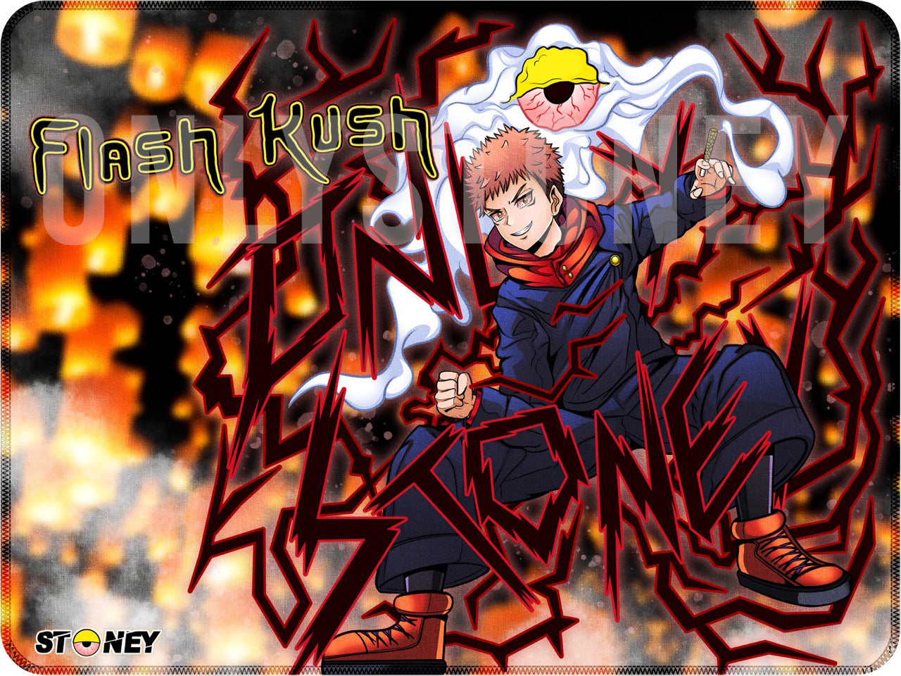 Flashy Fist Desk Mat image 0