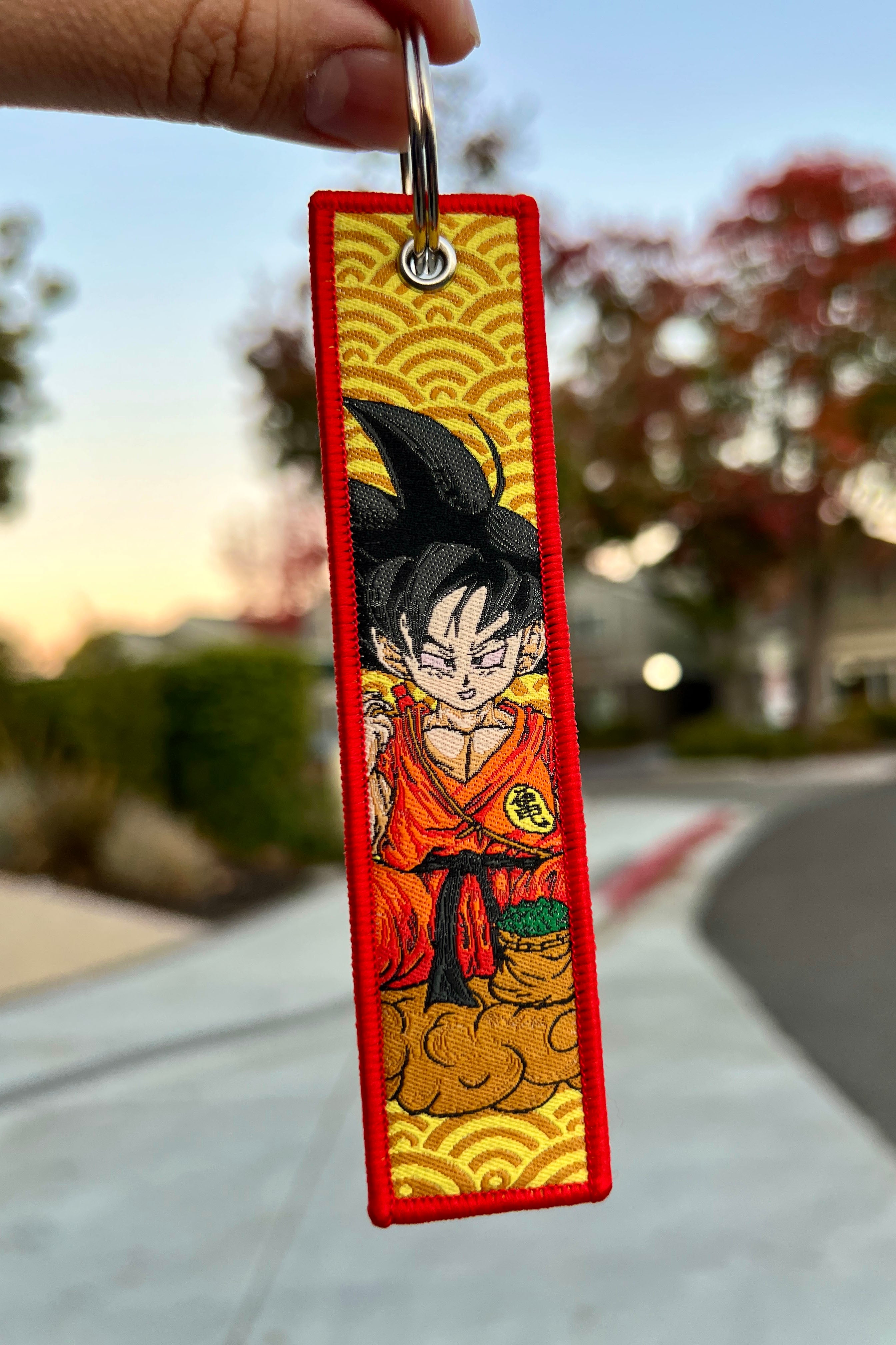 Monkey Boy Tag Keychain image 0