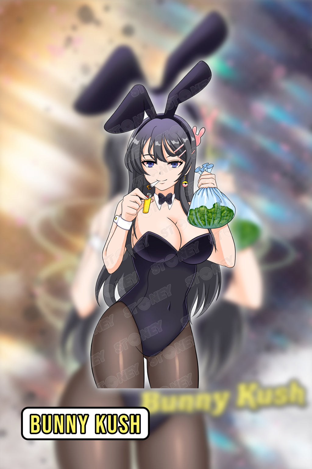 Tuxedo Bunny Decal image 0