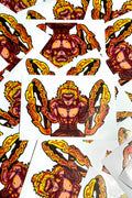 Hashira Fire Dance Peeker Decal