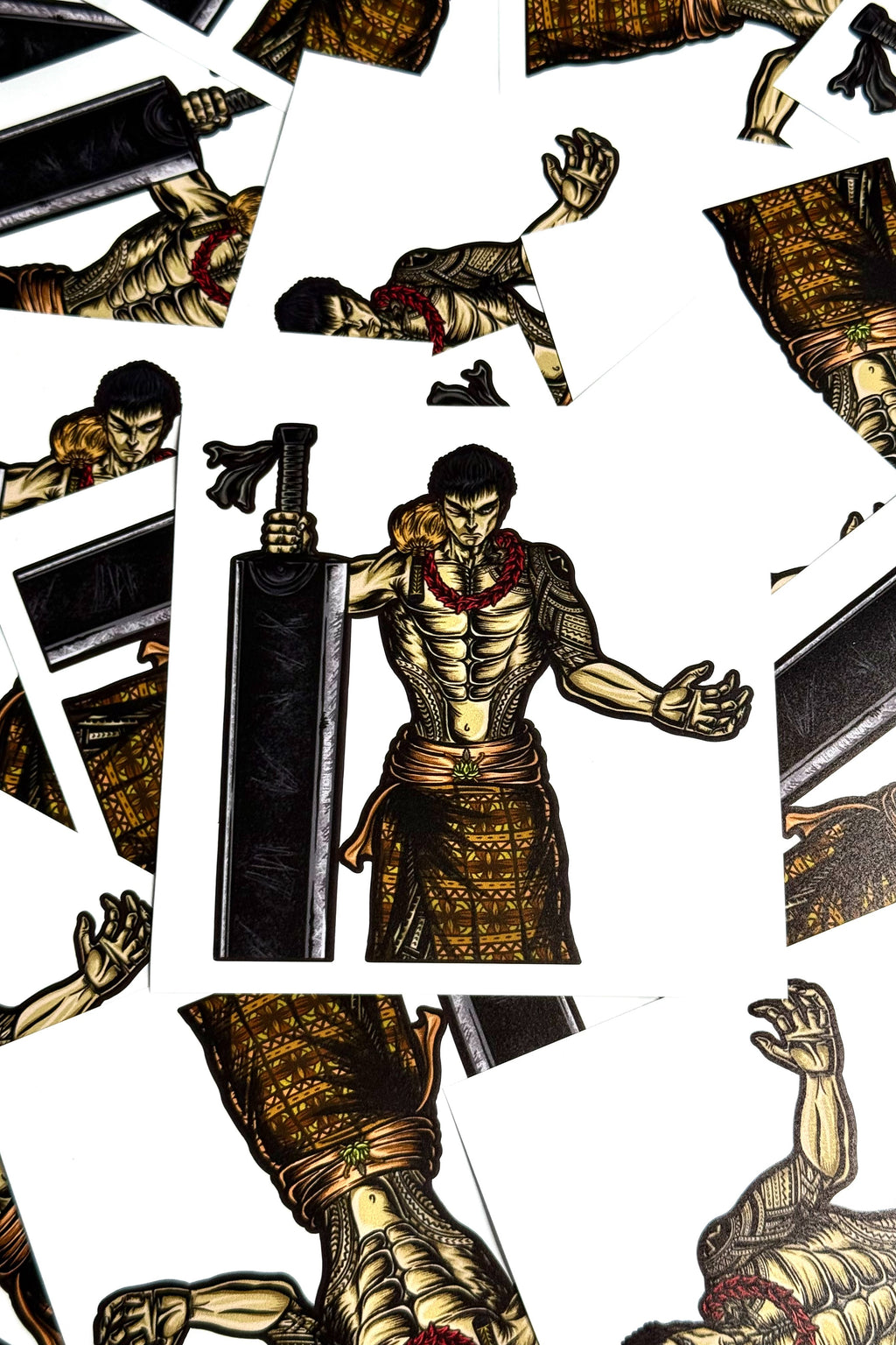 Black Swordsman Chief Peeker Decal