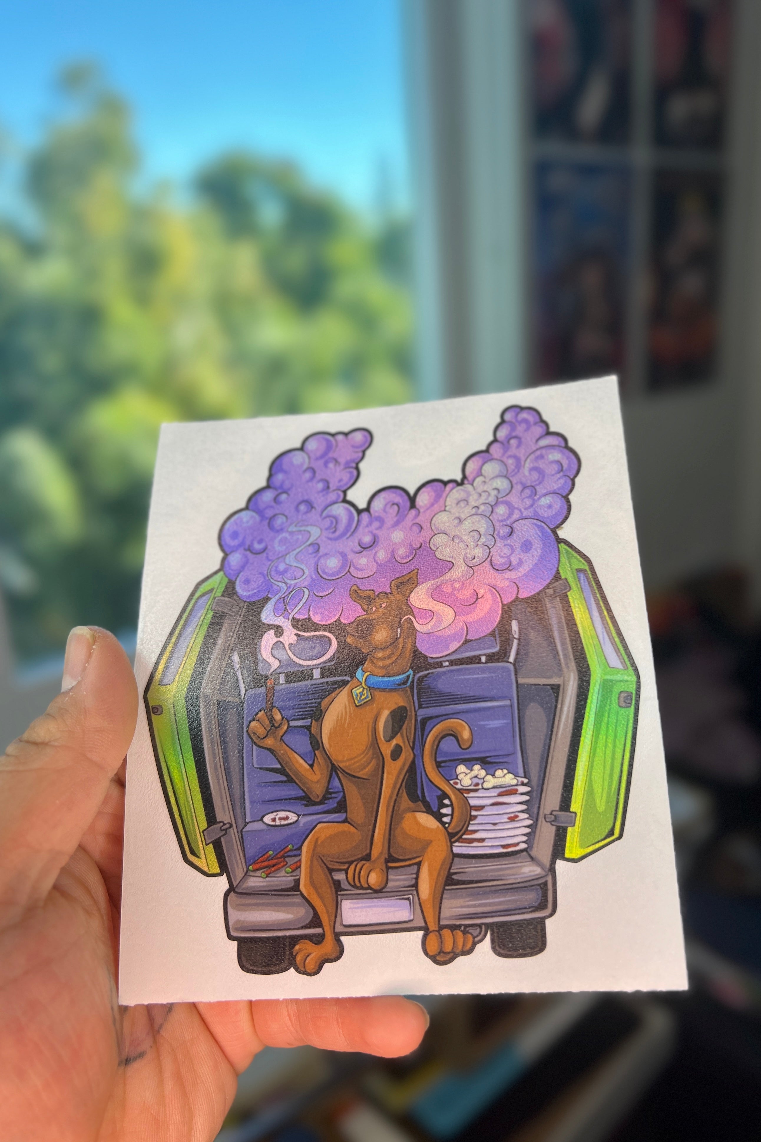 Muchie Doggy Decal - (Spot-Holo) image 1